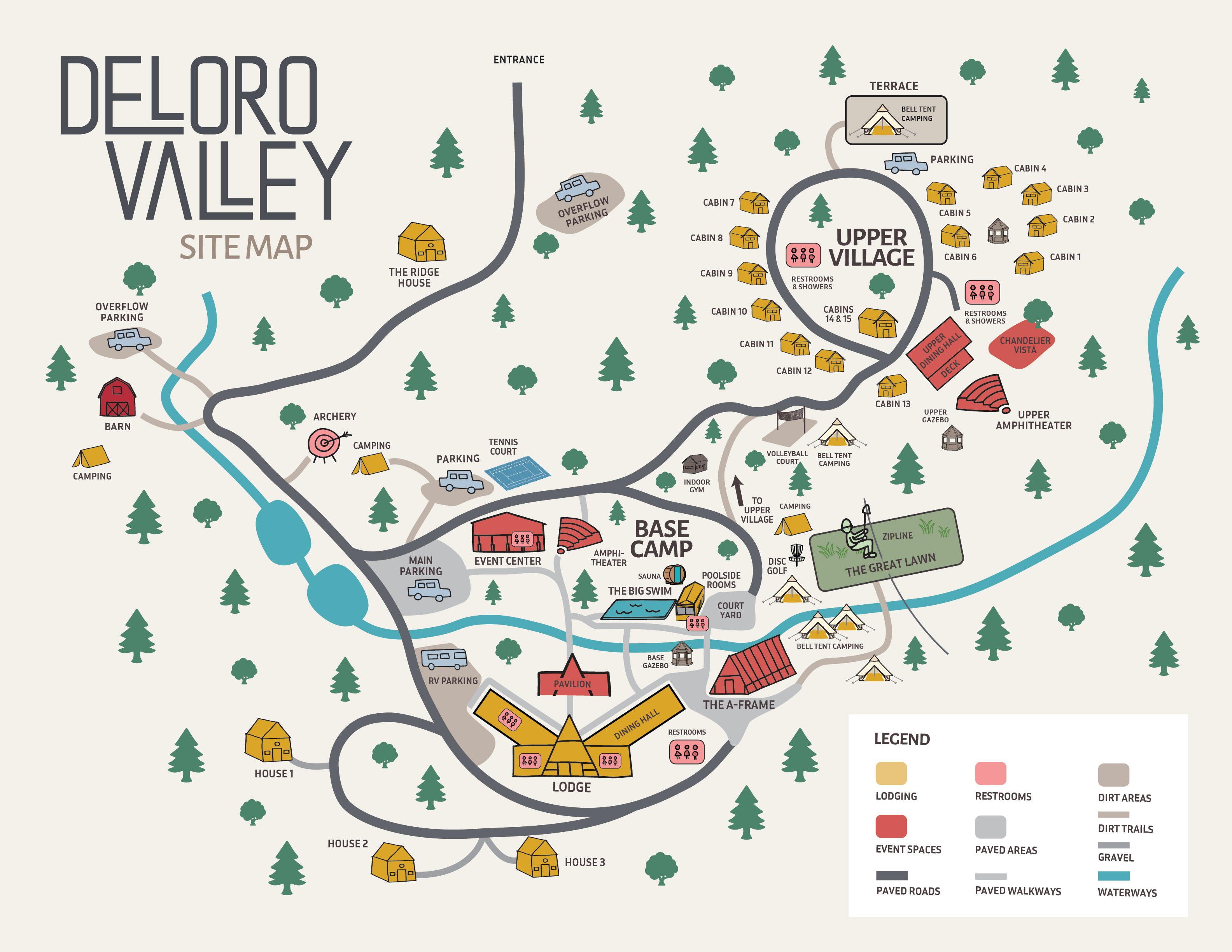 Deloro Valley Site Map